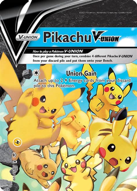 Pikachu V Union Swsh Pokemagic