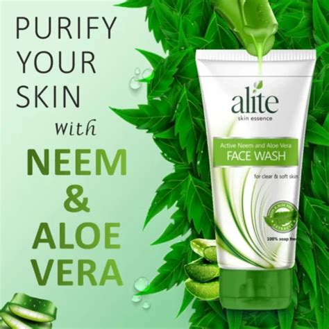 Alite Active Neem And Aloe Vera Face Wash 70gm Leeford Healthcare Ltd