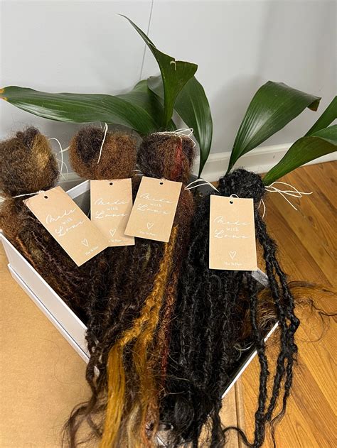 Human Hair Boho Locs 20 Locs Per Bundle Crochet Etsy