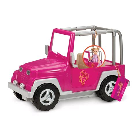 Our Generation 4x4 Jeep Fuchsia