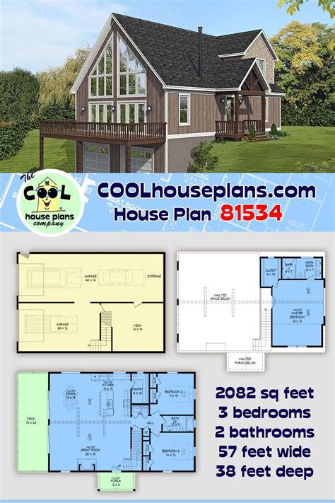 Introducing Our Handsome Hillside House Plan With Drive Under Garage