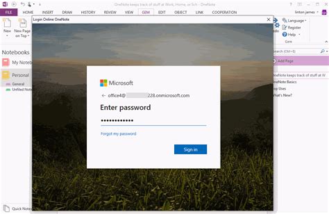 Exe How To Open Notebooks Of Microsoft Work And School Account In Onenote 2013 Office