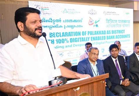 Palakkad Becomes Third Fully Digital Banking District Of Kerala