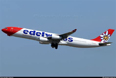 HB JME Edelweiss Air Airbus A340 313 Photo By Thanh Ho ID 969678