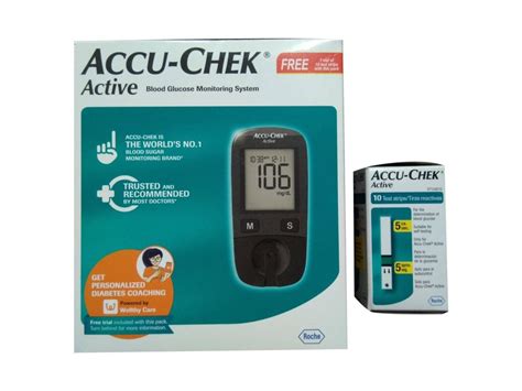 10 Mg DL ACCU Chek Active Blood Glucose Meter Kit For Clinic At Rs