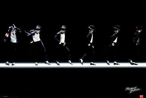 Michael Jackson Poster Moonwalk Dance Large Print (24x36)