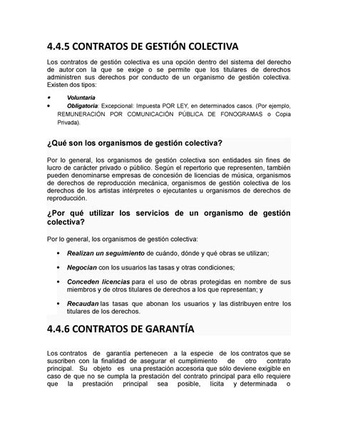 Unidad 4 contratos 4 5 6 7 Cinthia Espino 4 4 CONTRATOS DE GESTIÓN