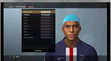 Ultigamerz Pes Mbappe Psg Face Blue Hair