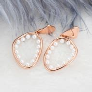 Copper Or Brass Classic Dangle Earrings At Great Low Price