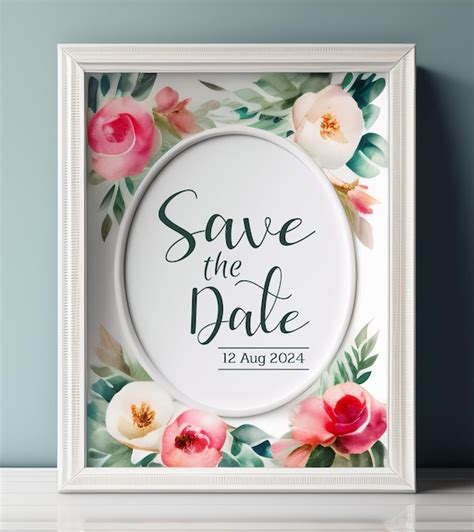 Cartes De Voeux D Invitation De Mariage Psd Premium