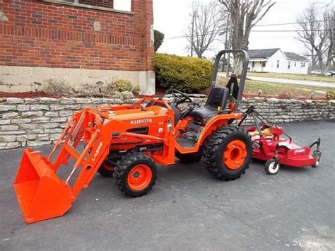 Kubota B Loader Blade Bush Hog Wd