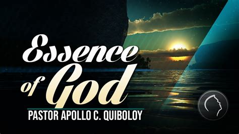 Acq Classics Essence Of God Pastor Apollo C Quiboloy Youtube