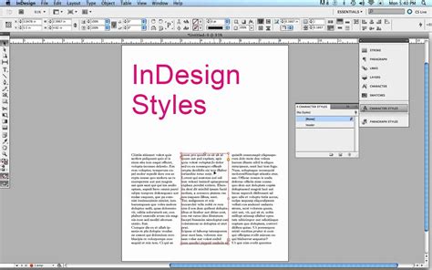 InDesign Styles YouTube