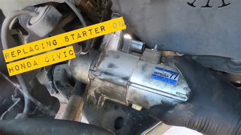 How To Replace Starter On 08 Honda Civic Starter For 2008 Ho