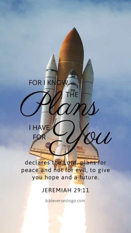 Shuttle Jer 29 11 Encouraging Bible Verses