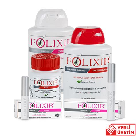 FOLIXIR – Saç Dökülmesine Karşı Şampuan, Serum ve Tablet