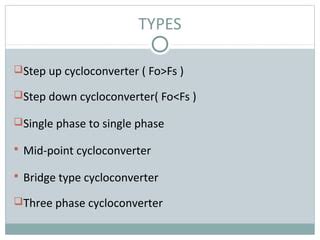 Cycloconverters | PPT