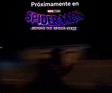 Próximamente en Spiderman Beyond the Spiderverse Meme subido por M a