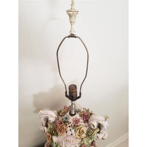 Vintage Benrose Capodimonte Italian Table Lamp Chairish