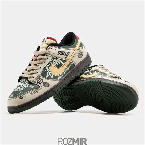 Кроссовки Nike SB Dunk Low x Stussy "BMW M3" Разноцветный 1197 купить в ...