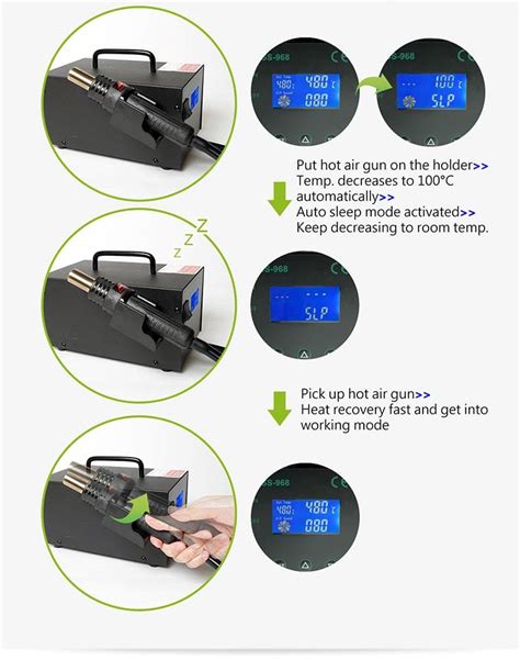 PROSKIT SS B LCD Smart Hot Air Rework Station