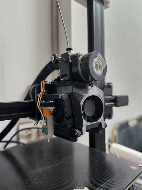 Free STL File Dual Fan Duct 4010 For Ender 3v2 With Orbiter V1 5 And