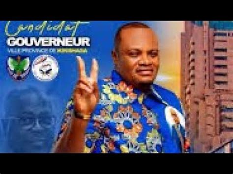 DANIEL BUMBA son programme nouveau gouverneur de Kinshasa Félix