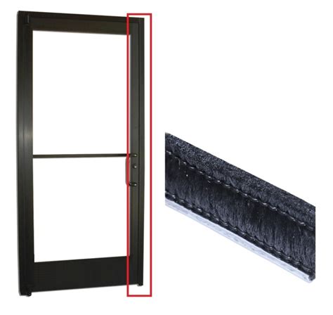 Efco Black Weatherstripping Inch Length For Efco Commercial Glass