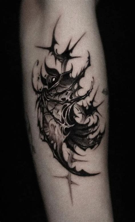 100+ Trendy Bat Tattoos | Bat tattoo, Bats tattoo design, Goth tattoo