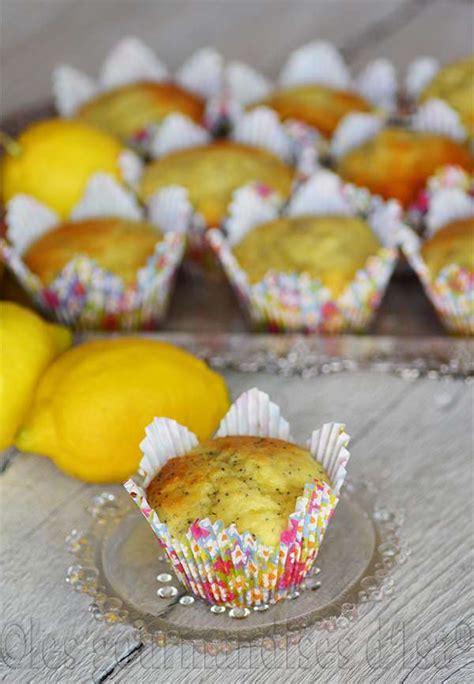 Muffins Au Yogourt Au Citron Et Graines De Pavot