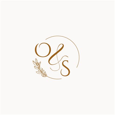 OS Initial Wedding Monogram Logo 10254462 Vector Art At Vecteezy