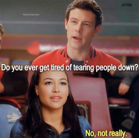 Classic Santana Lopez Glee Glee Quotes Glee Funny Glee Memes