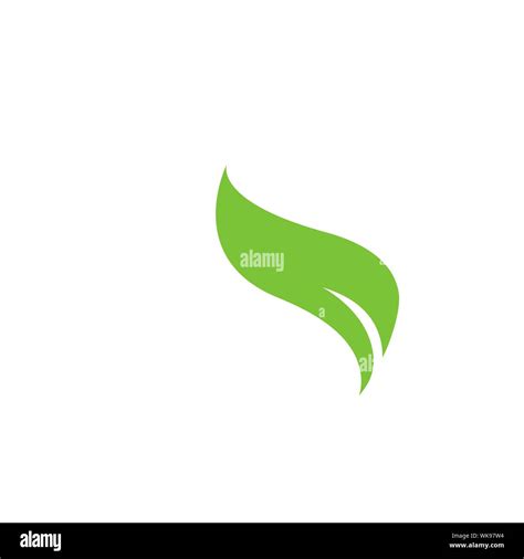 Leaf Graphic Design Template Vector Isolated Illustration Stock Vector