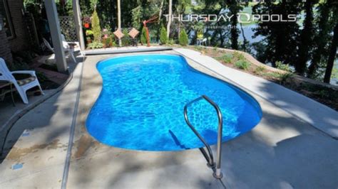 Awesome Small Fiberglass Pool Designs from Thursday Pools