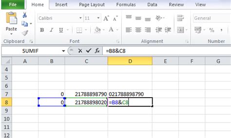 Cara Membuat Angka 0 Di Excel