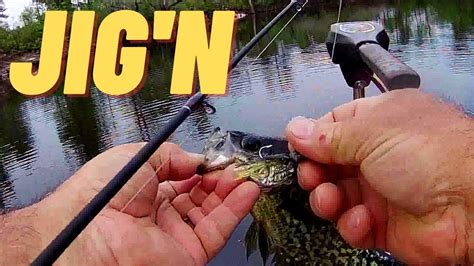 Jigging For Crappie In Shallow Water Jigging Stumps Trees For