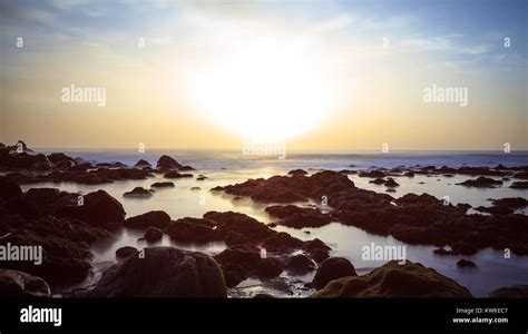 Sunset at Los Gigantes, Tenerife, Spain Stock Photo - Alamy