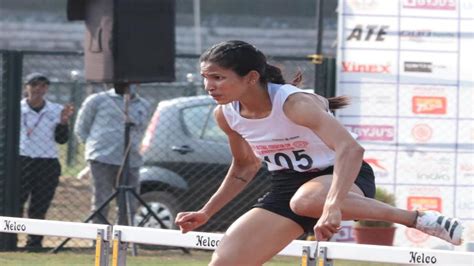 Jyothi Yarraji Breaks Own 100m Hurdles National Record Again Sportstar