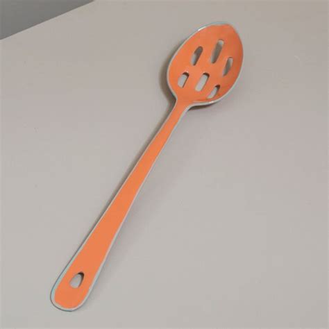 Raspberry Enamel Slotted Spoon Royal Academy Of Arts Shop Royal