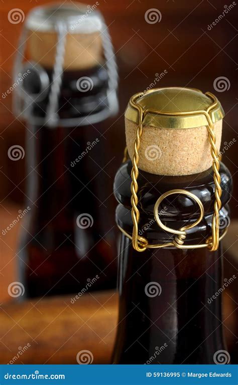 Beer Bottles Stock Image Image Of Vertical Stopper 59136995