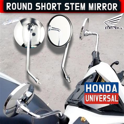 Yamaha Mio I Side Mirror Round Stainless Aluminum Alloy Short Stem