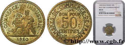 Essai De Centimes Chambres De Commerce Paris F Fmd