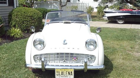 1959 Triumph TR3 Roadster White With Black Convertable And Hard Top