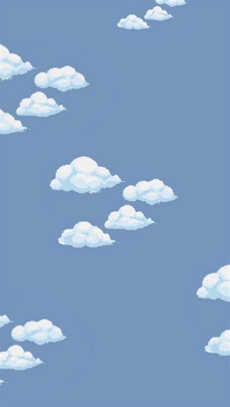 Cute Blue Cloud Wallpaper