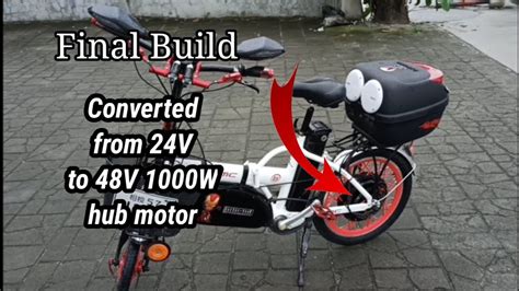 Electric Folding Bike Final Build L Paano Gumawa Ng Ebike I How To Build E Bike Ebike