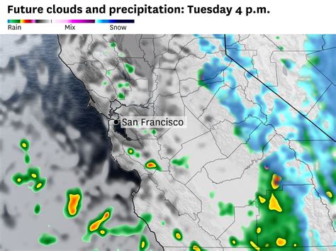 Bay Area weather: Scattered rain showers as temperatures drop