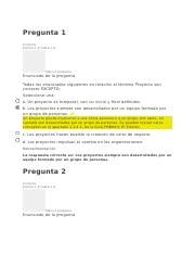 Quiz Unidad Docx Pregunta Correcta Punt A Sobre Marcar