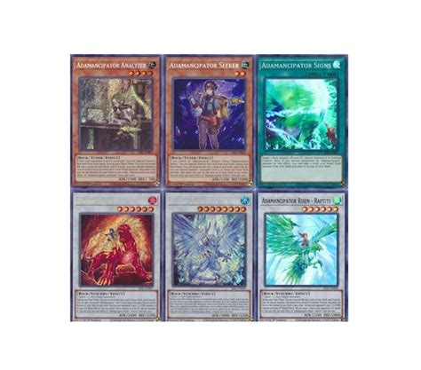 Yugioh Adamancipator 2022 Deck Leonite Dragite Raptite Etsy Singapore