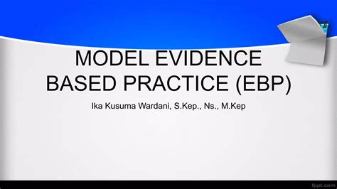 Model Evidence Based Practice Ebp Pdf