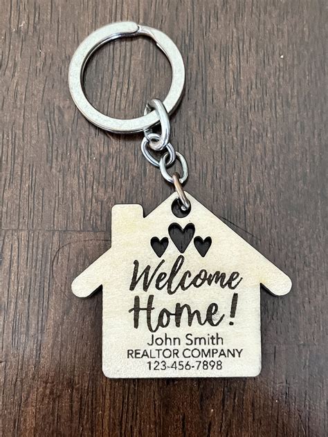 BULK - Realtor Welcome Home Keychain Closing Gift for Clients - Etsy